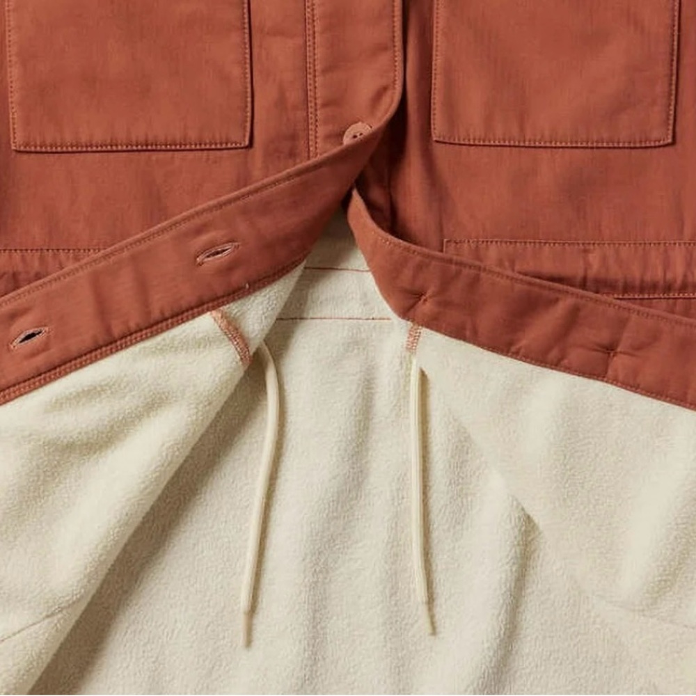 Hang Ten Ladies NWT copper utility jacket, fleece lined sz L - Picture 3 of 10